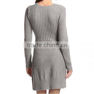 ladies winter one piece dress,exqusite designs for fashion ladies ,ladies winter A- line long dress