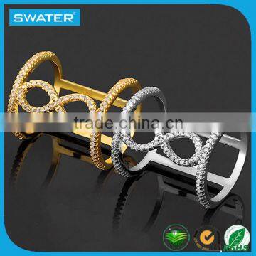 Alibaba Express Jewelry Infinity Design Brass Ring