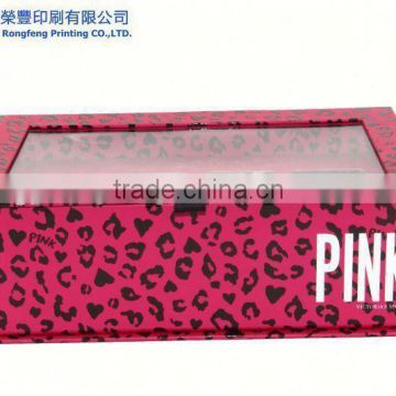 The rose red color Polka Dot cosmetic box