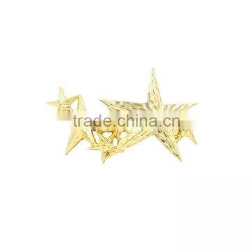 Latest Design Cheap Handmade Gold Plated Hair Ornament Single Tone Many Starfish Gold Barrette Hair Pins For Women