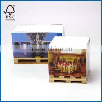 Note Cube for Hotel Memo Pad with Pallet