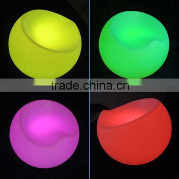 Light up seat/outdoor plastic sofa/coffee bar sofas furniture(L-C43B)