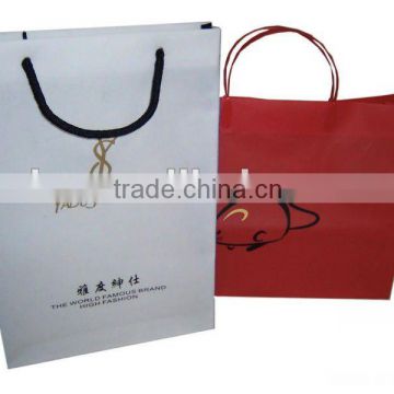 clear plastic BOPP hanging header bag/header packaging bag