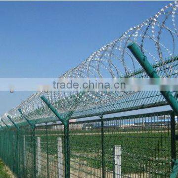 Galvanized+powder Airport Perimeter Fence of factory price