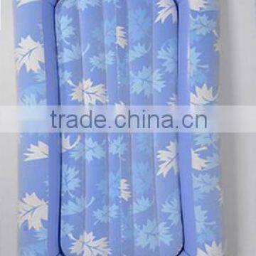 hot sale flock inflatable baby air mattress/ baby air bed flocking