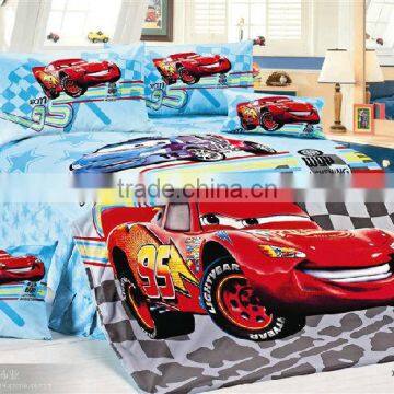 cute and vivid cartoon 100%cotton reactive printed bedding set