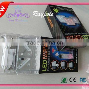 Tall Wedding Centerpiece Light Base 4 Inch Rechargeable Led Light Base for Wedding Decoration photo-3