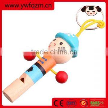 Custom Baby Animals Wooden Whistle keychain