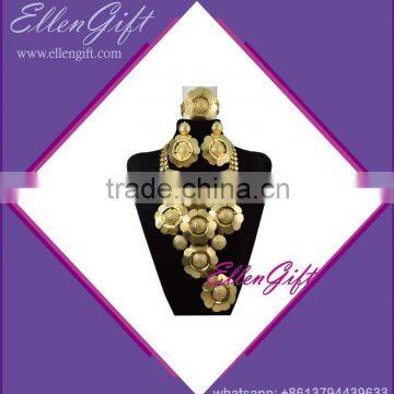 EllenGift Dubai Gold Plated Jewelry Set AJS4297