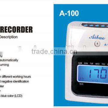 Electronic Time Recorder With Digital Muslim Prayer Time Wall Clock and Time Recording photo-4