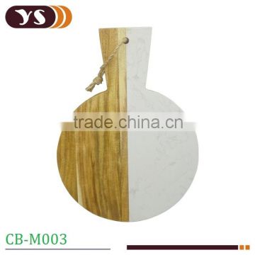 Wholesale marble chopping board Round marble board