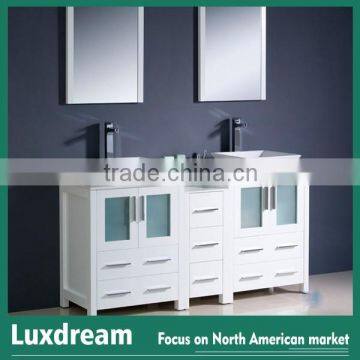 USA 60" New Premium Bathroom Vanities With Double Mirrors