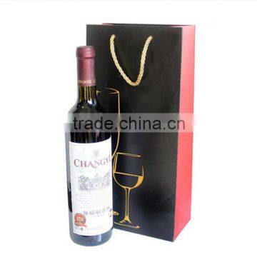 Paper Material Recycle Wine Packaging Bag