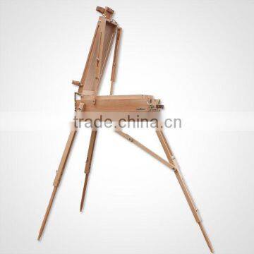 French Easel Wooden Sketch Box Portable Artist Tripod Painters Easel Art supplies
