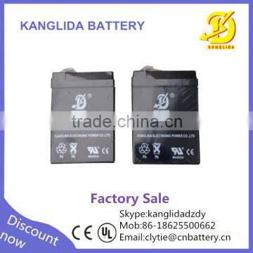 rechargeable 6v 2.5ah lead acid battery