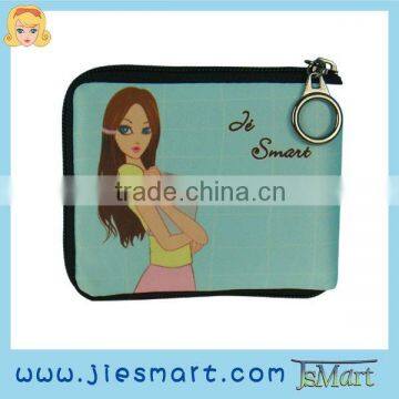 JSMART Short Wallet Folded Wallet Photo Bag Sublimation Portfolio