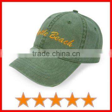 High quality hand washed embroidery baseball caps (SU06-0103)