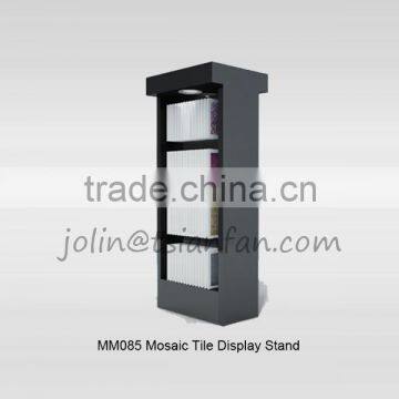 MM085 Showroom Mosaic Tile Display racks/mosaic rack /wood /glass mosaic rack