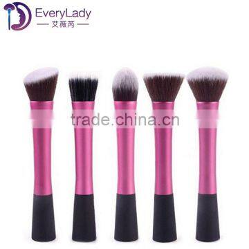 Hot sale 5pcs golden fashional thin waist makeup brush set