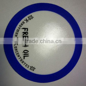 Custom FDA approved food grade non stick small round oil slick pad