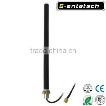 Screw mounting 433MHz Rubber antenna 3dBi with cables (factory)