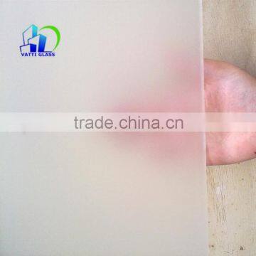 8mm Tempered Frosted Glass Used as Bathroom Glass Door