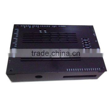 Custom Made Black Powder Coated Electronic Aluminum Enclosure with Silk Screen Logo