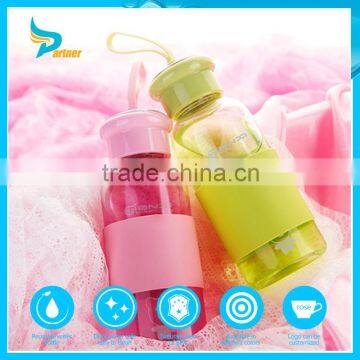 High temperature resistance color glass water bottles round shape drinking water glass