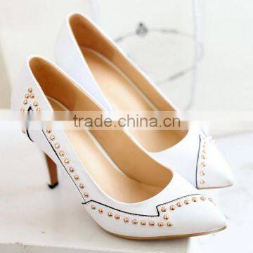2015 Latest Design Footwear High Heel Shoes Lady Leather Shoes CP6681