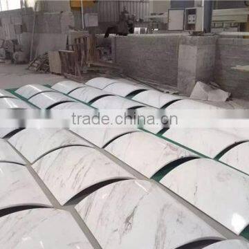 High quality top grade white import marble volakas white marble Columns