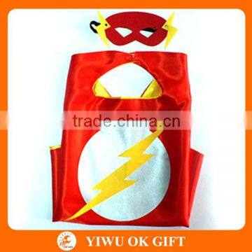 Amazon hotsale flash cape,superhero cape and mask wholesale