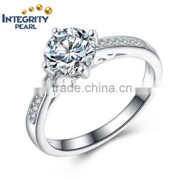 Hot selling fashionable 925 sterling silver engagement ring