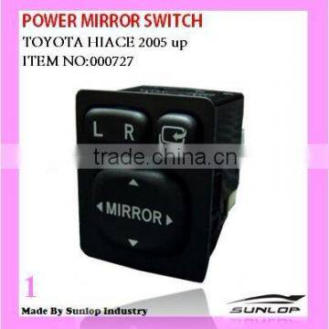 toyota body parts Power Mirror Switch hiace200 #000727 toyota hiace 2010-2013 side mirror switch