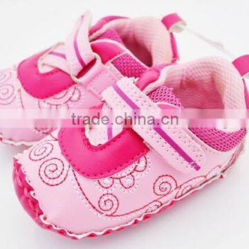 Lovely toddler shoe, pink baby shoe