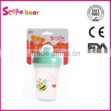 Hot selling in EU market nursing training cup food grade plastic bottles