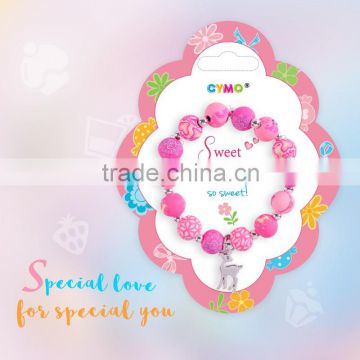 2016 Latest Handmade Kids Clay Jewelry DIY Bead Fashion Bracelet