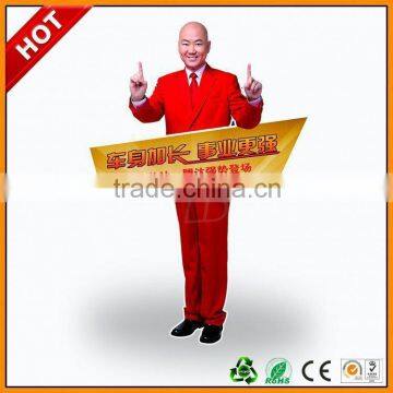 free standing poster board ,free standing cardboard standee design ,free standing cardboard advertising display standee