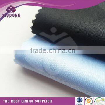 Wholesale 100 polyester satin wedding dress dyed lining fabric