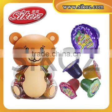 sk-v096(Bear Jar) Fruit Jelly Cup