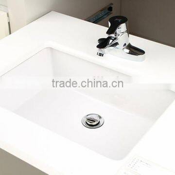 C1100 Bathroom rectangular feather edged basin