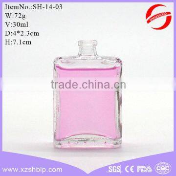 200ml Black Round Custom Made Glass Perfume Bottle photo-5