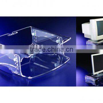 lucite computer tabletop Stand