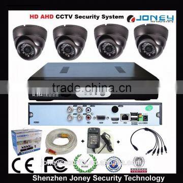 The Best Price 1.0MP 720P Night Vision Waterproof Camera 4CH AHD CCTV DVR Kit photo-2