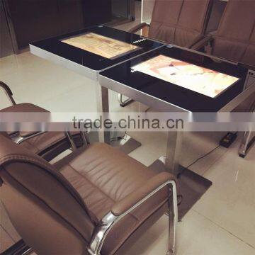 21.5 " white black oem full hd touchscreen interactive coffee table / smart touch table / restaurant