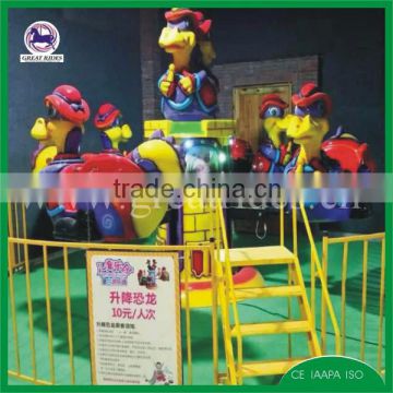 Shopping mall kids games electrical cartoon helicopter for sale