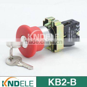 emergency stop push button reset key switch,B2-BS142