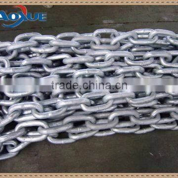 DIN763/766/5685 welded link chain with zinc plated or hot deep galvanized