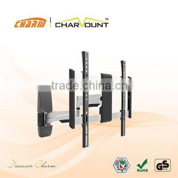 Steel & Aluminum full motion lcd tv rotating bracket