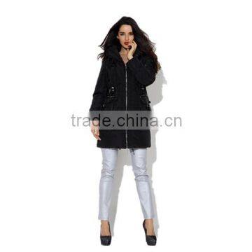 Pretty Steps High Quality Lightweight Enough With Zipper Big Pockets A-Line Down Coat Winter 2015