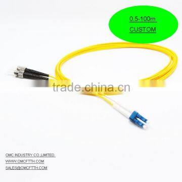 hybrid fiber optic duplex patch cord LC-ST